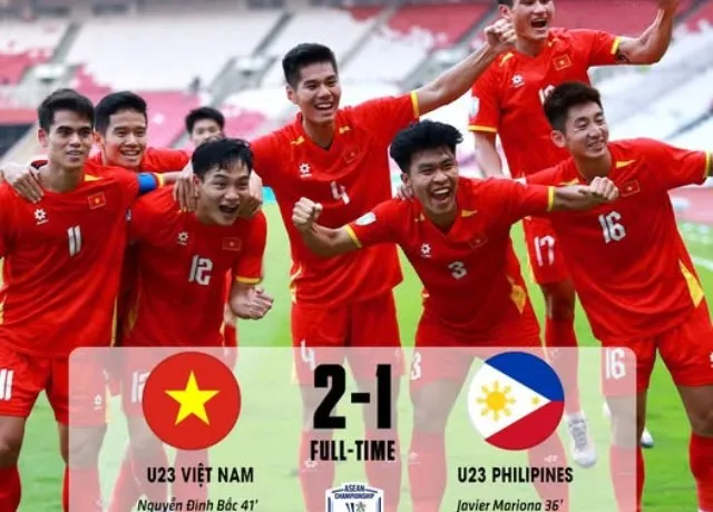 U23 Việt Nam đánh bại U23 Philippines 2-1 giành vé vào chơi trận chung kết